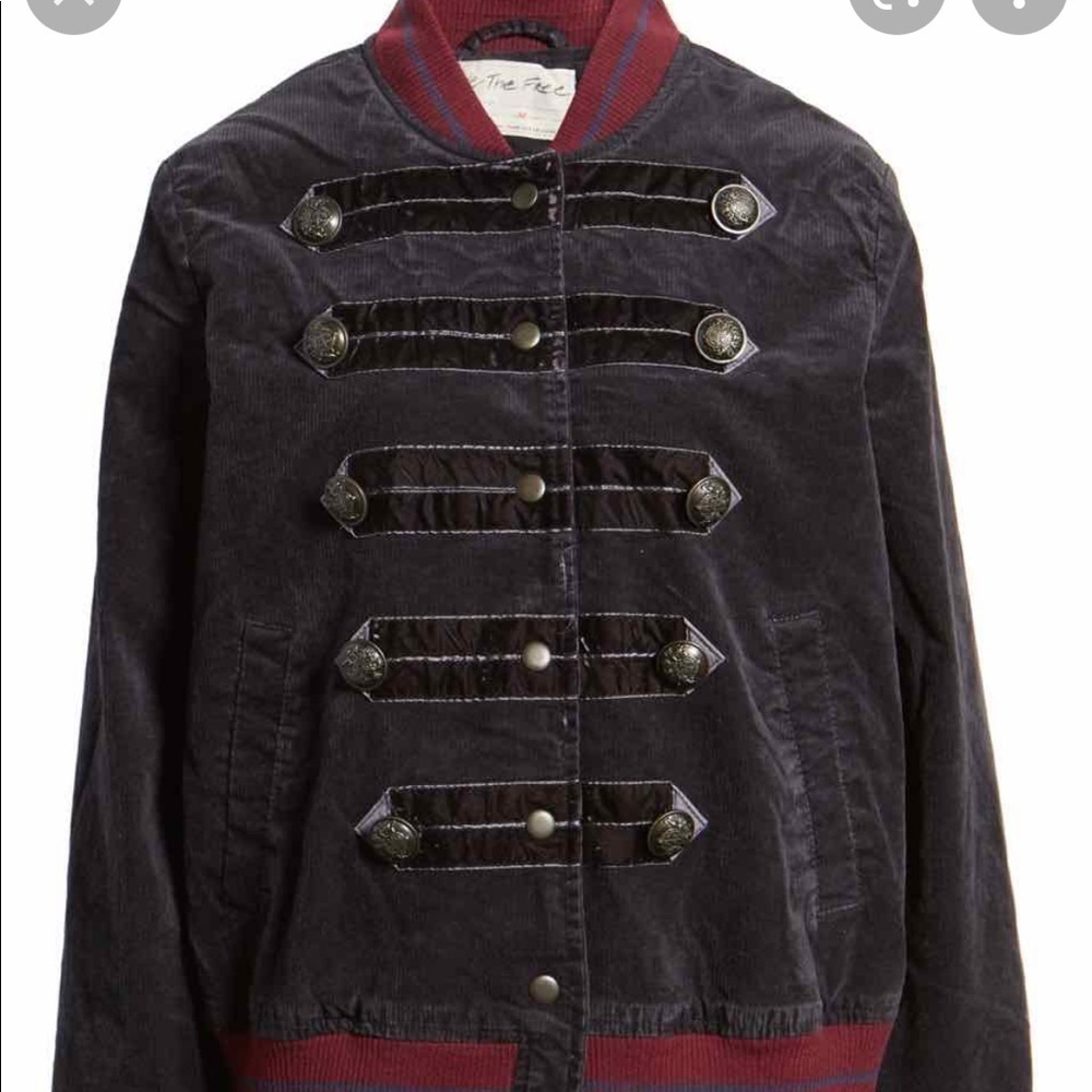 Free people atlas cord bomber jacket NWT - Picture 7 of 14